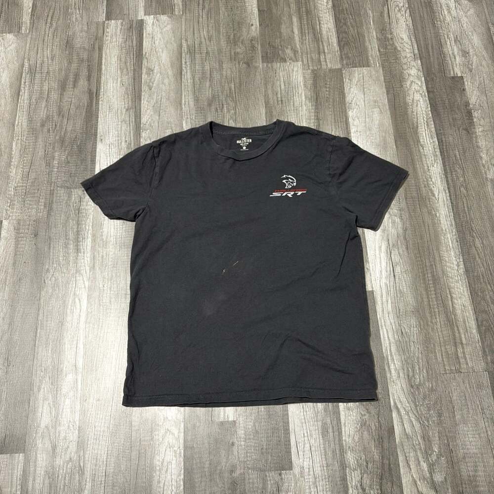 Hollister Dodge Challenger SRT Hellcat Graphic T-Shirt Black